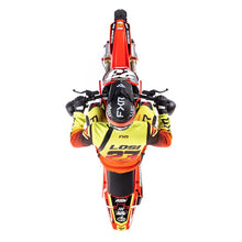 Load image into Gallery viewer, 1/4 Promoto-MX Motorcycle RTR, FXR RED by LOSI
