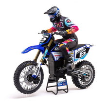 Load image into Gallery viewer, 1/4 Promoto-MX Motorcycle RTR, Club MX Blue by LOSI
