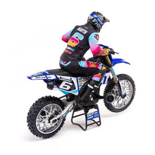 Load image into Gallery viewer, 1/4 Promoto-MX Motorcycle RTR, Club MX Blue by LOSI
