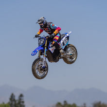 Load image into Gallery viewer, 1/4 Promoto-MX Motorcycle RTR, Club MX Blue by LOSI
