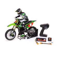 Load image into Gallery viewer, 1/4 Promoto-MX Motorcycle RTR with Smart Battery and Charger, Pro Circuit by LOSI
