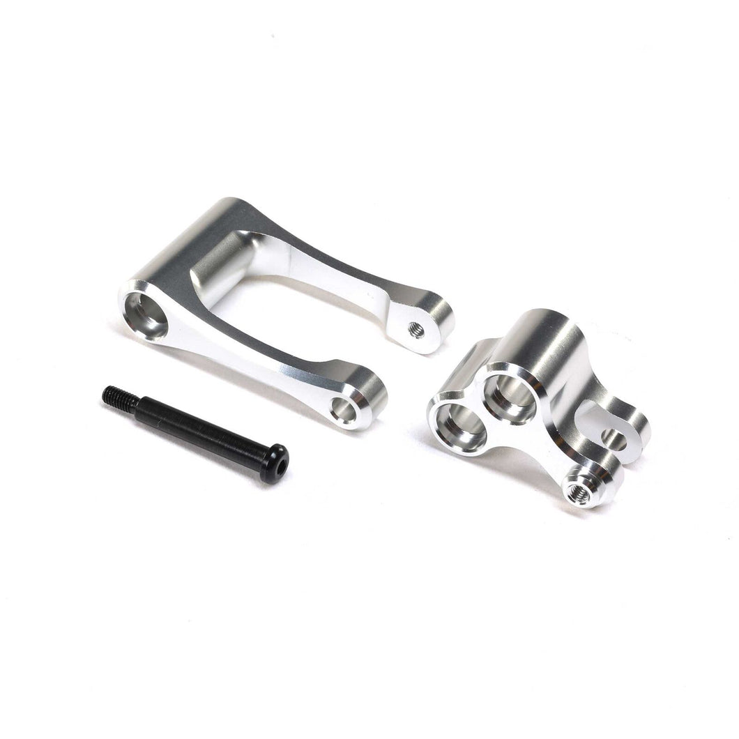 Losi Aluminium Knuckle and Pull Rod, Silver, ProMoto-MX