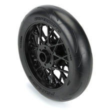 Load image into Gallery viewer, ProLine 1/4 Supermoto Tire Front MTD Black Wheel: PM-MX
