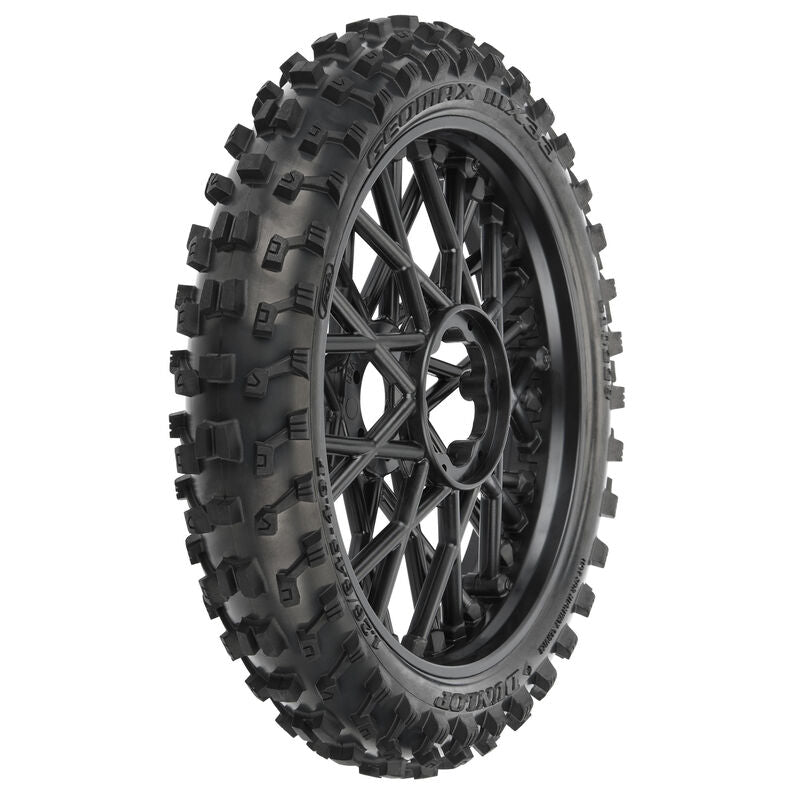 Dunlop Geomax MX33 V2 Bead CR4 Front Tire MTD Bullyspoke Black: Promoto-MX by Proline