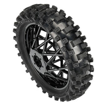 Load image into Gallery viewer, Dunlop Geomax MX33 V2 Bead CR4 Rear Tire MTD Bullyspoke Black: Promoto-MX by Proline
