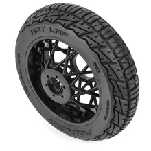 Load image into Gallery viewer, Hot Lap S3 Motorcycle Rear Tire Mounted on Black Supermoto Wheel for Promoto-MX Rear
