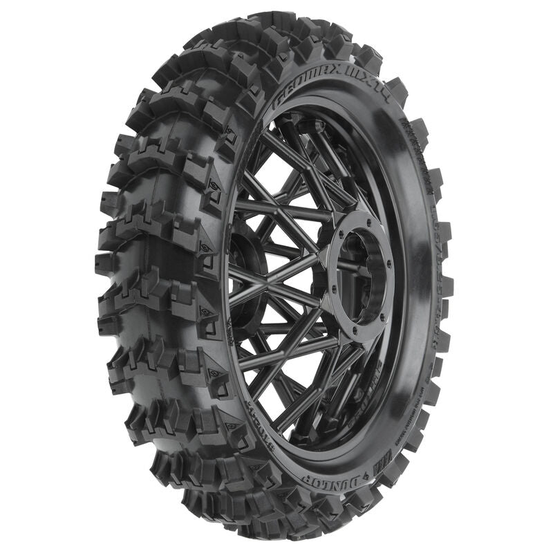 Dunlop Geomax MX14 V2 Bead CR4 Rear Tire MTD Bullyspoke Black: Promoto-MX