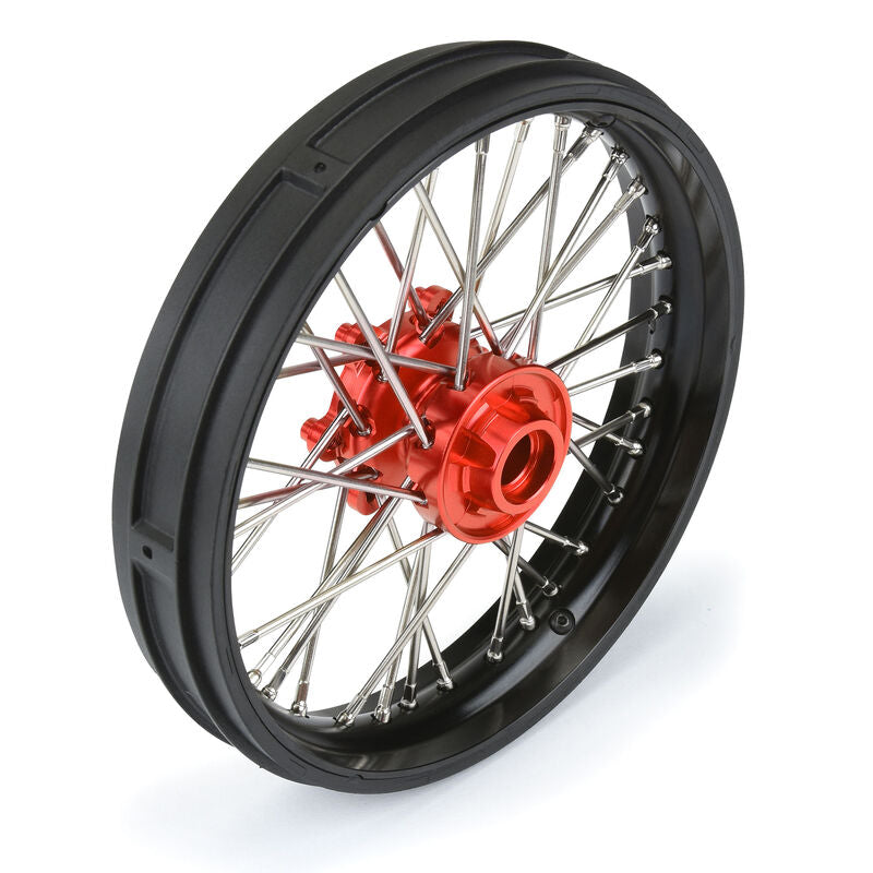 1/4 Pro-Spec Aluminum V2 Bead Front Wheel, Assembled, Promoto-MX by Proline