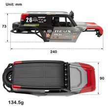 Load image into Gallery viewer, MEUS Racing MB18 Body &amp; Chassis Frame Kit for TRX4M Defender Bronco K10 F150 High Trail 1/18 RC Crawler
