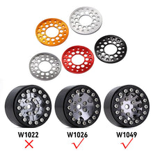 Load image into Gallery viewer, INJORA 4PCS CNC Aluminum Outer Beadlock Rings For INJORA 1.0&quot; Wheel Rims
