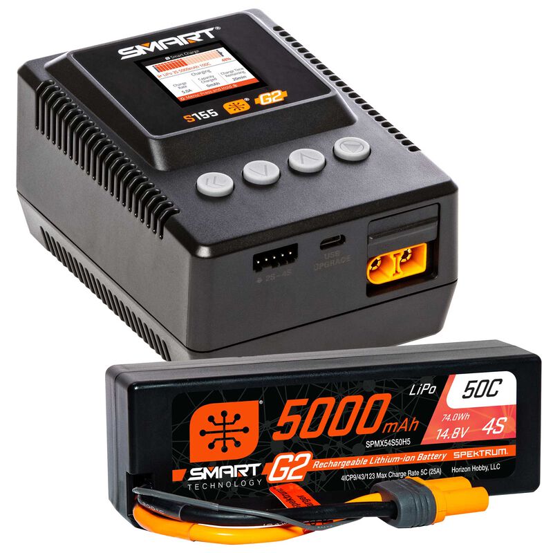 Smart Powerstage: 5000mAh 4S G2 LiPo & S155 Charger