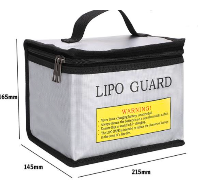 Load image into Gallery viewer, High temperature resistant fireproof lithium battery safety bag
