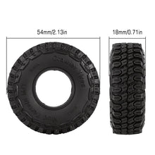 Load image into Gallery viewer, 1.0&quot; 54*18mm S5 Mud Terrain Tires for 1/24 RC Crawlers
