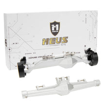 Load image into Gallery viewer, MEUS Racing Metal Front Rear Straight Axles Housings with Brass Steering knuckles &amp; Servo Mount for 1/10 Vanquish H10 Optic
