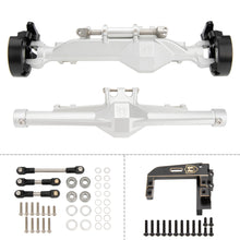 Load image into Gallery viewer, MEUS Racing Metal Front Rear Straight Axles Housings with Brass Steering knuckles &amp; Servo Mount for 1/10 Vanquish H10 Optic
