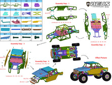 Load image into Gallery viewer, MEUS Racing 1/18 ripper Nylon injection molding V2 version Nylon cage body shell for 1/18 TRX4M
