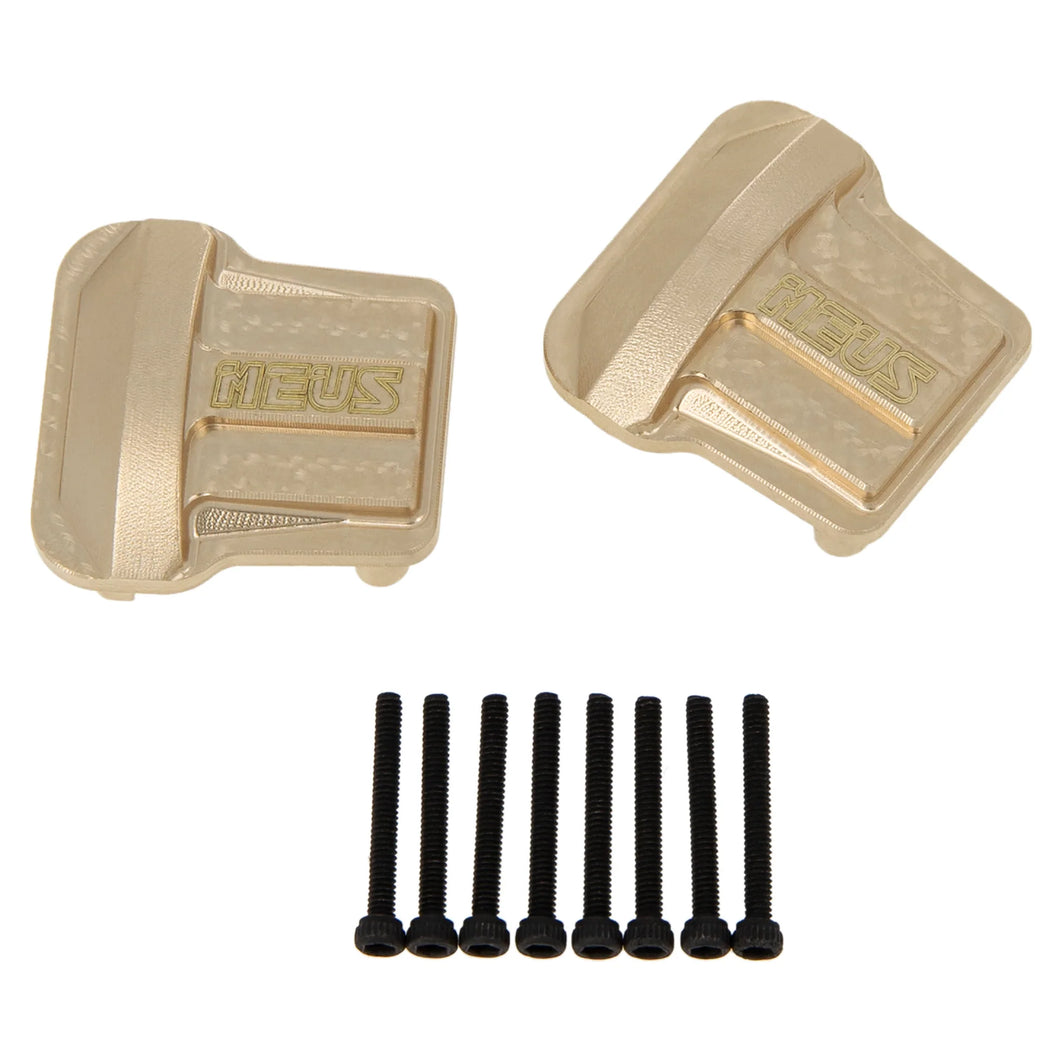 MEUS RACING Brass Front Rear Axle Diff Cover for 1/18 RC Crawler Car TRX4M TRX-4M Bronco Defender