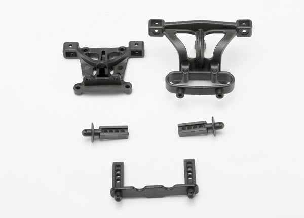 Traxxas 7015 - Body mounts front & rear/ body mount posts front & rear