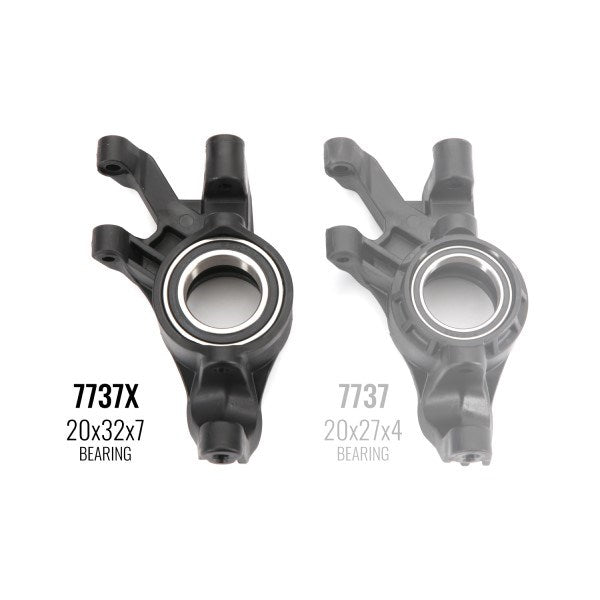 Traxxas 7737X - Steering blocks left and right (requires 20x32x7 ball bearings)