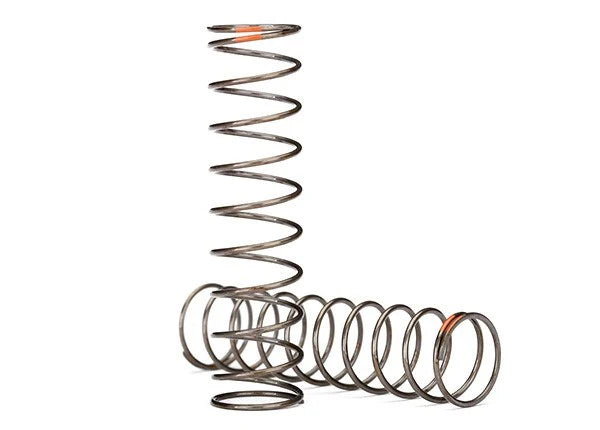 Traxxas 8044 - Springs Shock (Natural Finish) (GTS) (0.39 Rate Orange Stripe) (2)