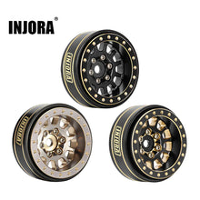 Load image into Gallery viewer, INJORA 1.0 Plus 12-Spoke Brass Beadlock Wheels 42g/Pcs Offset -3.75mm
