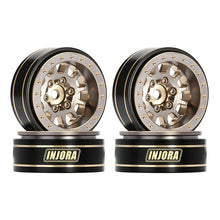 Load image into Gallery viewer, INJORA 1.0 Plus 12-Spoke Brass Beadlock Wheels 42g/Pcs Offset -3.75mm
