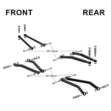Load image into Gallery viewer, INJORA Aluminum High Clearance Chassis Links for 1/30 Axial SCX30
