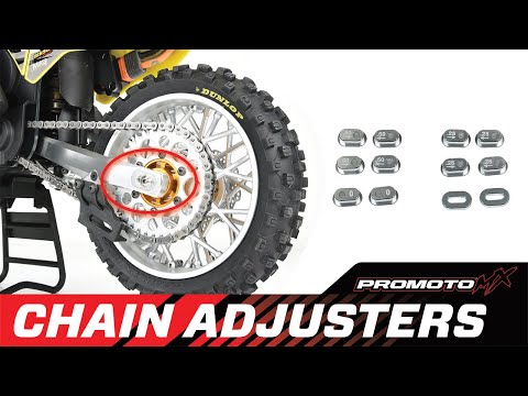 Aluminum Chain Tension Adjuster Set: Promoto-MX by LOSI