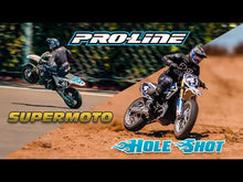 Load and play video in Gallery viewer, ProLine 1/4 Supermoto Tire Front MTD Black Wheel: PM-MX
