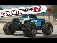 Load and play video in Gallery viewer, 1/10 GRANITE 223S DSC 4X4 RTR Brushless Monster Truck, Red by ARRMA
