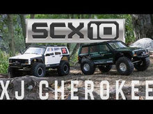 Load and play video in Gallery viewer, 1/10 SCX10 III Jeep Cherokee XJ 4X4 RTR Brushed Rock Crawler, Green by Axial
