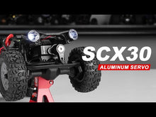 Load and play video in Gallery viewer, INJORA Aluminum N30 NANO Servo with Servo Saver for 1/30 SCX30
