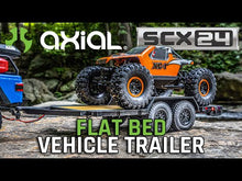 Load and play video in Gallery viewer, 1/24 SCX24 Flat Bed Vehicle Trailer
