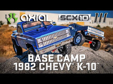 Load and play video in Gallery viewer, 1/10 SCX10 III Base Camp 1982 Chevy K10 4X4 RTR
