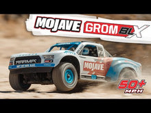 Load and play video in Gallery viewer, MOJAVE GROM 223S BLX Brushless 4X4 Small Scale Desert Truck RTR
