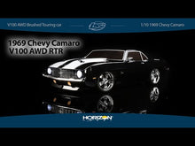 Load and play video in Gallery viewer, 1/10 1969 Chevy Camaro V100 AWD Brushed RTR
