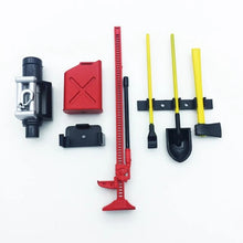 Load image into Gallery viewer, Mini Fuel Tank Winch Jack Tools Kit, 1/10 Scale Accessories For RC Crawler
