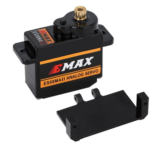 EMax ES08MA II 12g Analog Metal Gear Servo with Mount Bracket 1/24th SCX24