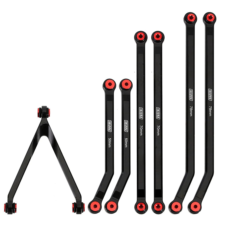 High Clearance Aluminum Chassis Links Set for Axial SCX24 Jeep Gladiator