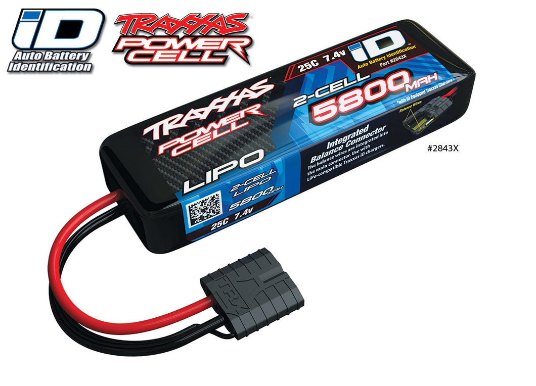 Traxxas Power Cell  5800mAh 7.4v 2-Cell 25C LiPo Battery