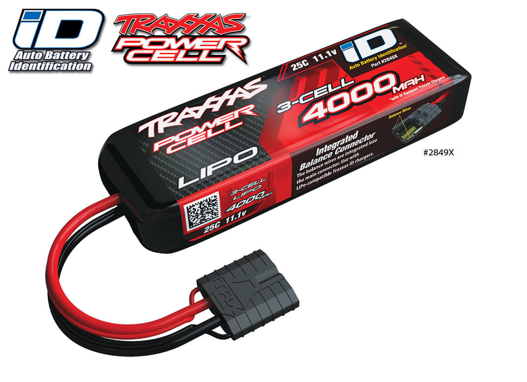 Traxxas Power Cell 4000mAh 11.1v 3-Cell 25C LiPo