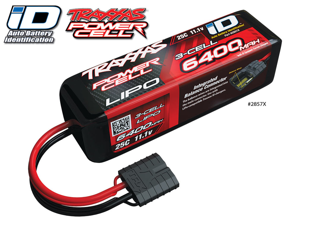 Traxxas Power Cell 6400mAh 11.1v 3-Cell 25C LiPo