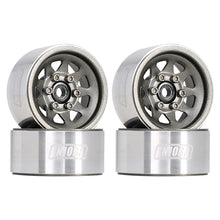 Load image into Gallery viewer, 4pcs 1.0&#39;&#39; 9-Spokes Deep Dish Stamped Steel Beadlock Wheel Rims for Axial SCX24
