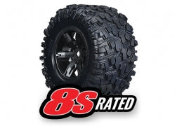 Traxxas 7772X - Tires & Wheels, Assembled, Glued X-Maxx x2