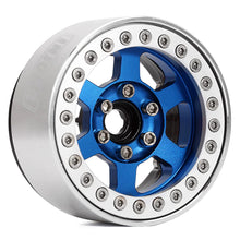 Load image into Gallery viewer, 4PCS 1.9&quot; 6-Spokes CNC Aluminum Beadlock Wheel Rims for 1/10 RC Crawler
