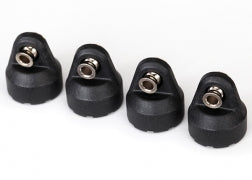 Traxxas 8361 - Shock Caps (Black) (4) (Assembled With Hollow Balls)