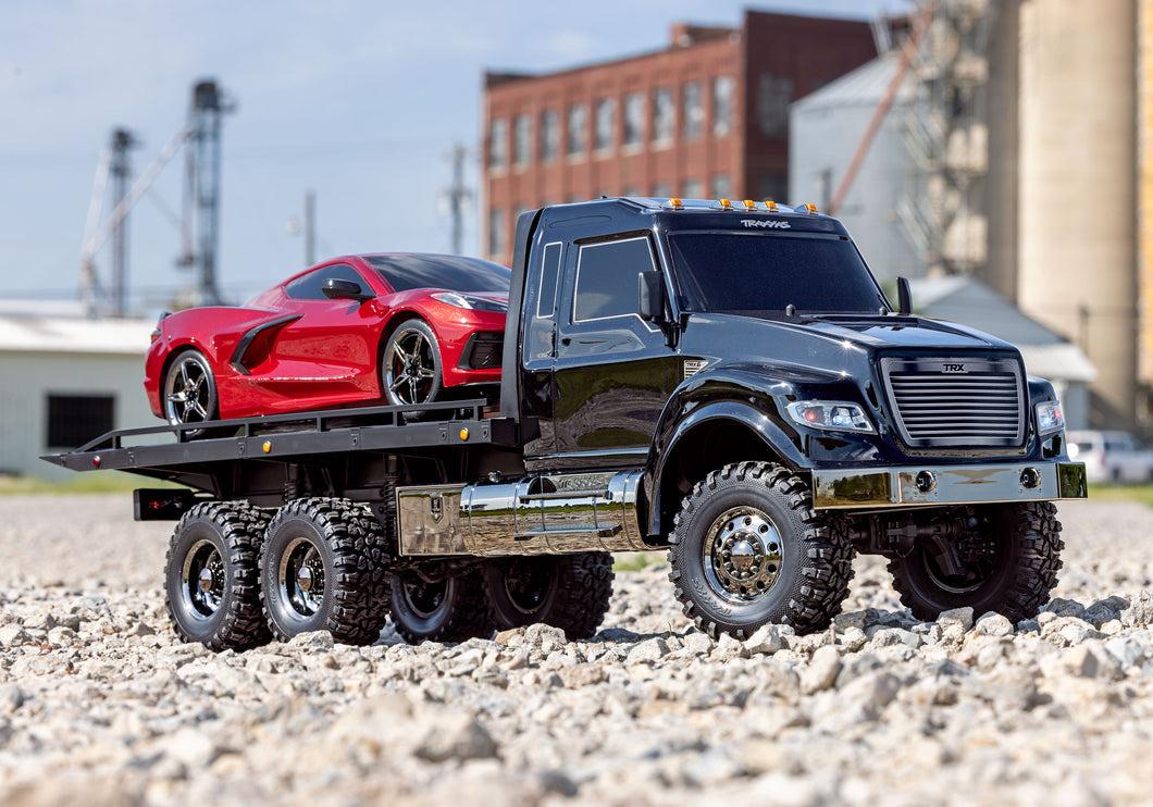 Traxxas TRX-6 Ultimate RC Hauler: 1/10 scale 6WD electric flatbed truck, Ready-To-Drive