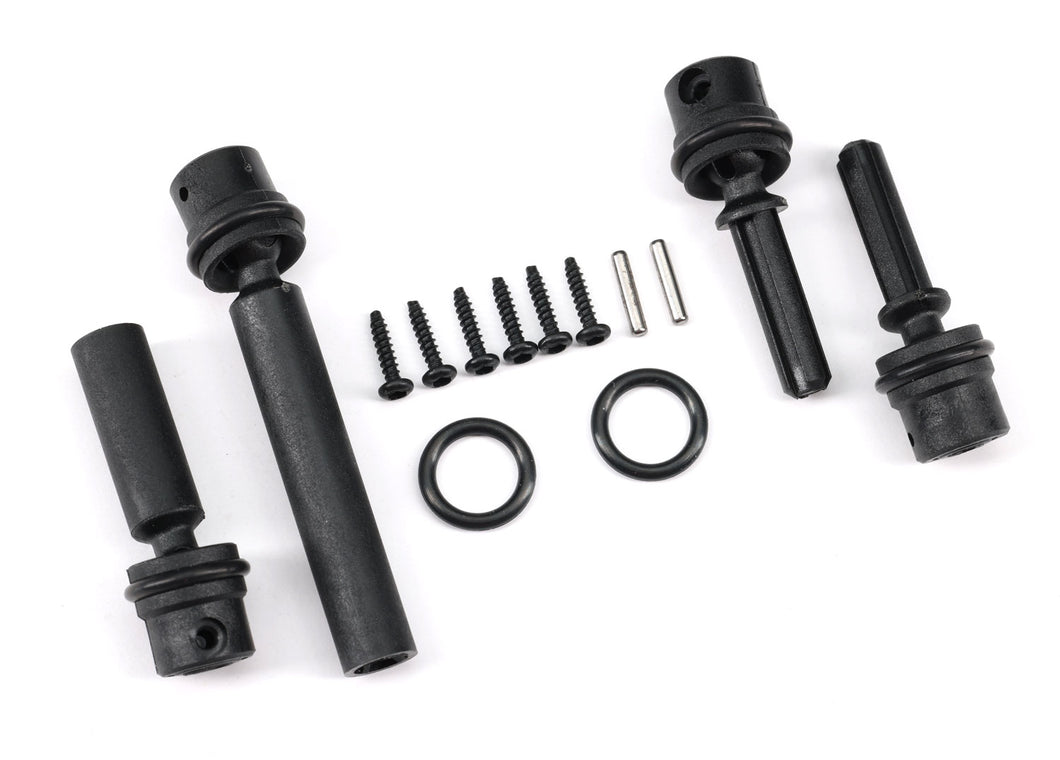 Traxxas 9755 Driveshafts, center, assembled (front & rear) TRX-4M