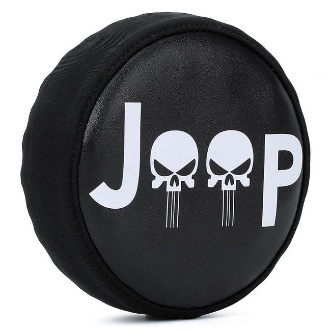 1PCS Leather Spare Tire Cover for 115mm-120mm Tire