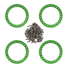 Load image into Gallery viewer, 4PCS CNC Aluminum Wheel Outer Beadlock Rings for 1.9&quot; Wheel Rims Orange, Red, Grey or Green
